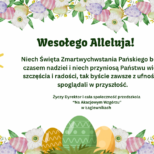 Green and White Festive Easter Facebook Post